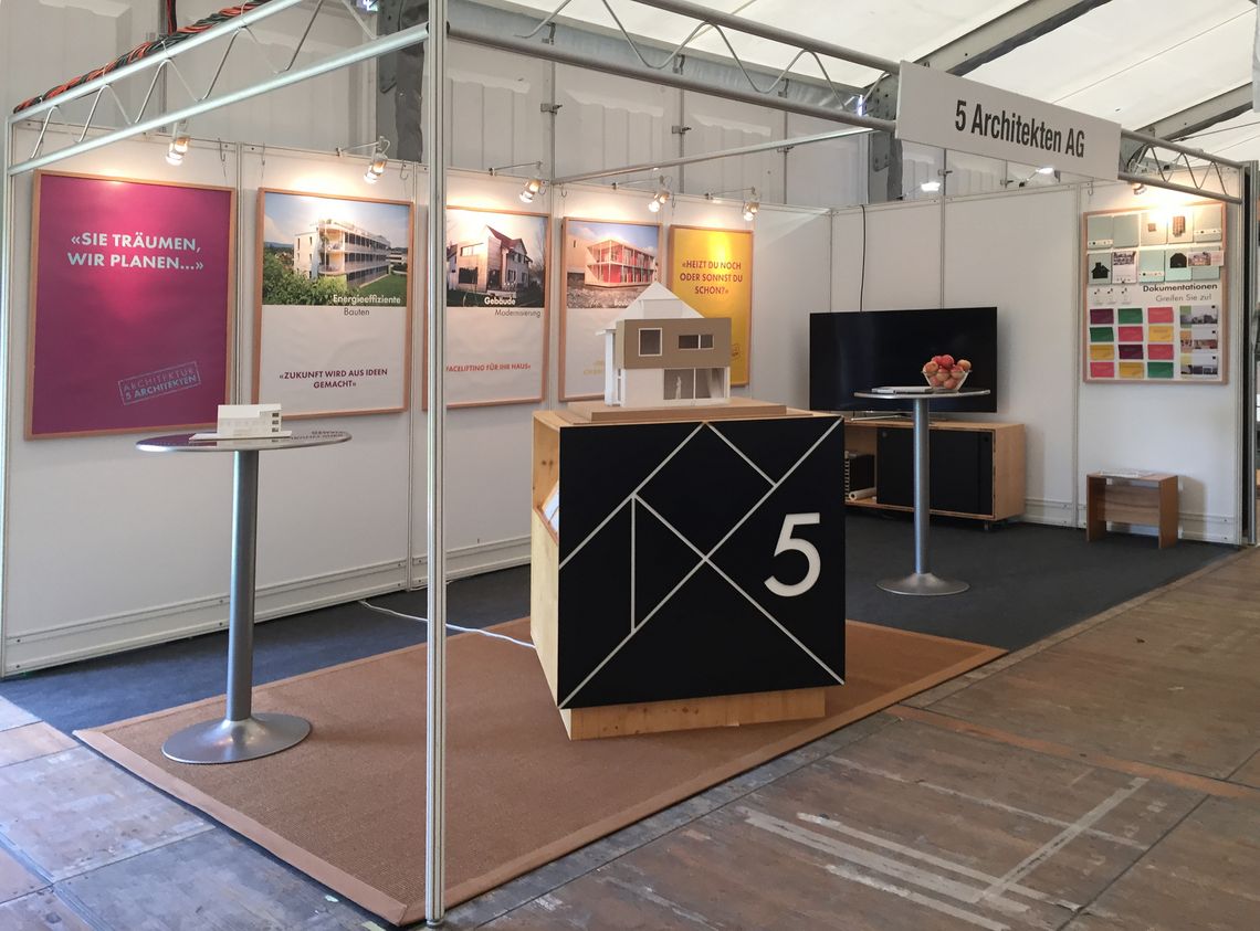 Stand 5 Architekten Baumesse Wettingen